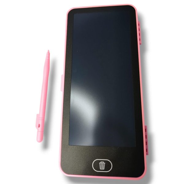 Lcd Drawing Pen Case Easy Writing With Eye Protection, Lock Screen, Large Space Lcd Drawing Pen Case-one Key Erase (random Color)