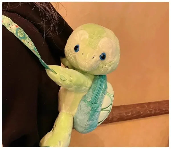 Baby Sea Tortoise Turtle Stuffed Animal Super Soft Cute Plush Children’s Doll Kindergarten Backpack