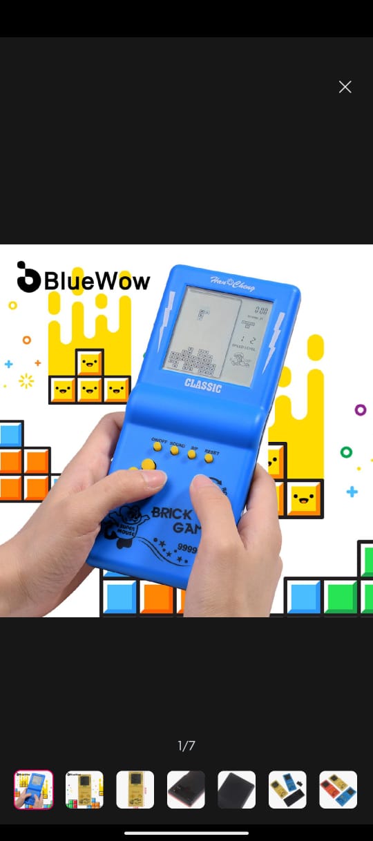Classic 9999-in-1 Brick Game – Game Classic Fun Tetris Hand Held Lcd Retro Game Toys Handheld Video Game For Kids (random Color) (with Box)