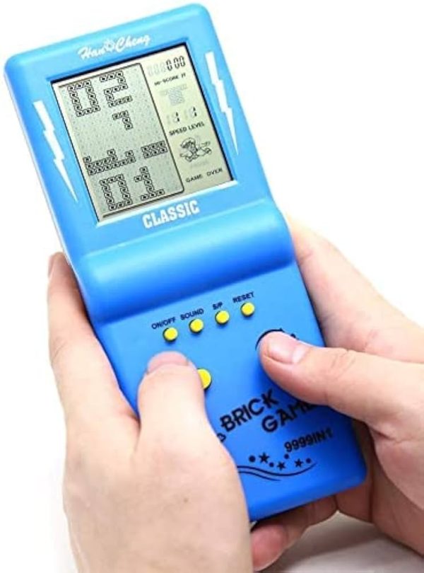 Classic 9999-in-1 Brick Game – Game Classic Fun Tetris Hand Held Lcd Retro Game Toys Handheld Video Game For Kids (random Color) (with Box)