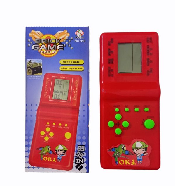 Classic 9999-in-1 Brick Game – Game Classic Fun Tetris Hand Held Lcd Retro Game Toys Handheld Video Game For Kids (random Color) (with Box)