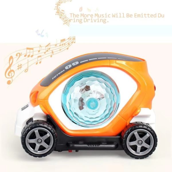 Future 09 Musical Stunt Car Toys For Kids Boys Girls (random Color)