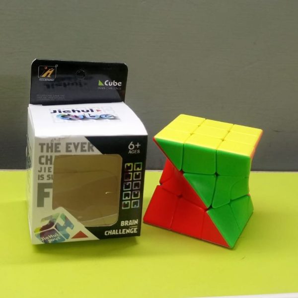 Jiehui Rubik Puzzle Cube – High-speed Twist Shape Magic Cube For Brain Training, Focus & Fun | Smooth Rotation, Durable Design, Ideal For Kids & Adults