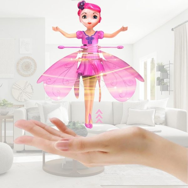 Magical Flying Fairy Doll, hand Sensor Control / Sky Dancers Flying Toy, (random Color)