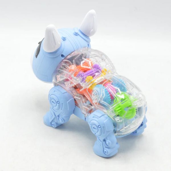 Mecha Dog Interactive Robot Toy – Walking, Music & Lights For Kids Ages 3+ | Best Quality Toy – Random Color