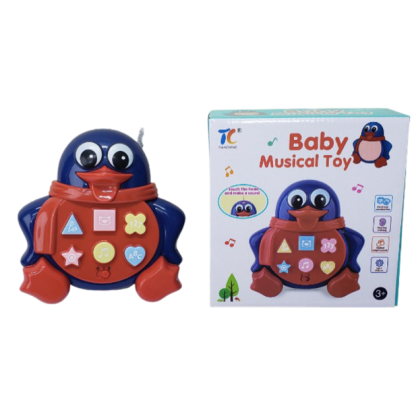 Penguin Press And Play Toy | Best Quality Baby Play Toy | Penguin Play Toy For Kids | Penguin Toy – Baby Musical Toy