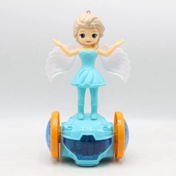 Princess Balance Car With Light & Music | Best Quality Princess Doll | Doll For Baby Girls | Random Color