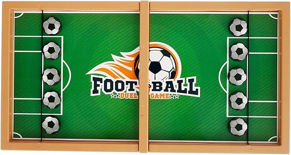 Wooden Sling Puck Game | Football Board Game | Wooden Hockey Soccer Table Game