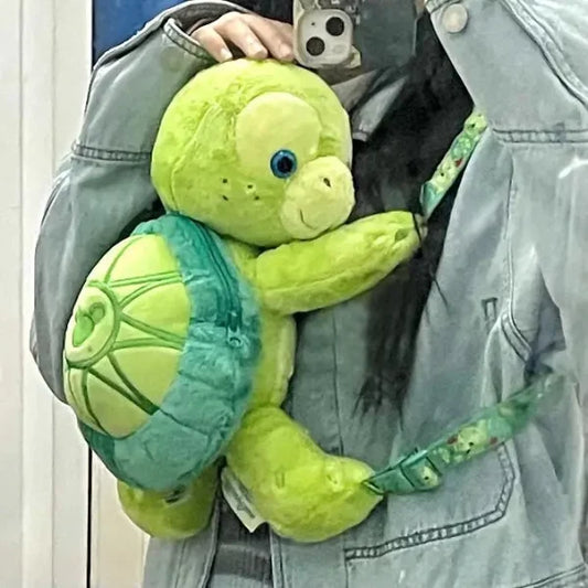 Baby Sea Tortoise Turtle Stuffed Animal Super Soft Cute Plush Children’s Doll Kindergarten Backpack