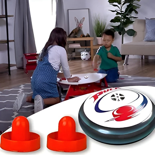 Ice Hockey Air Power (battery Operated) For Kids With Air Cushion 2 Player Game