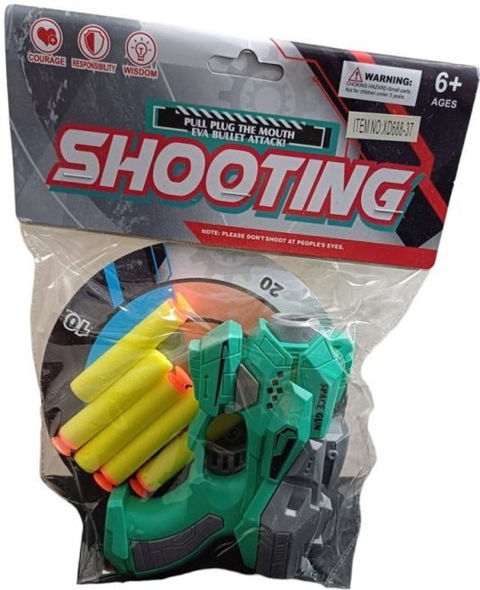 Plastic Soft Bullet Gun Promotional Toys Toy Guns Soft Bullets Soft Bullet Pistol –  soft Bullet Shooting Gun – Random Color