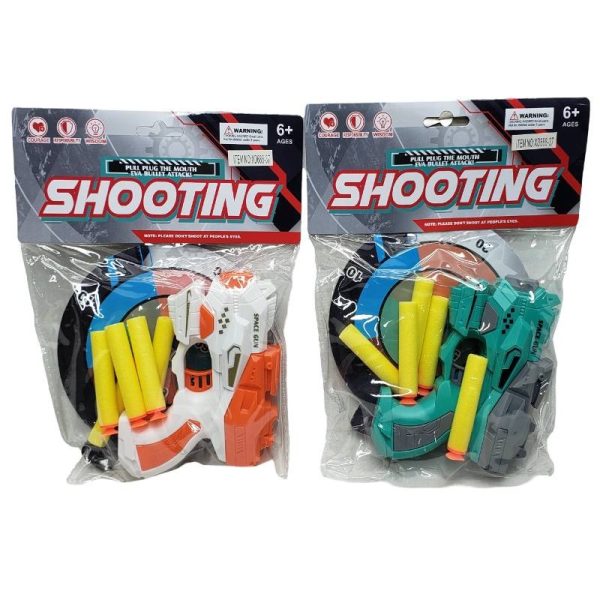 Plastic Soft Bullet Gun Promotional Toys Toy Guns Soft Bullets Soft Bullet Pistol –  soft Bullet Shooting Gun – Random Color