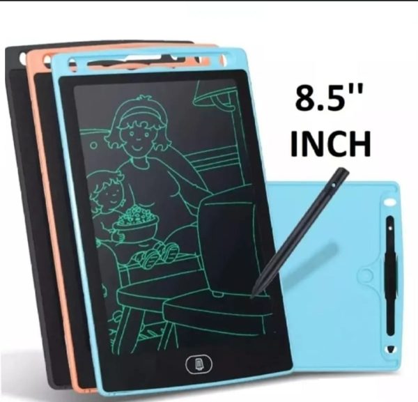 Pack Of 01 – Lcd Writing Tablet For Kids – Digital Drawing Pad With Erasable Screen, Reusable Writing Board For Drawing, Doodling, And Learning (random Color)