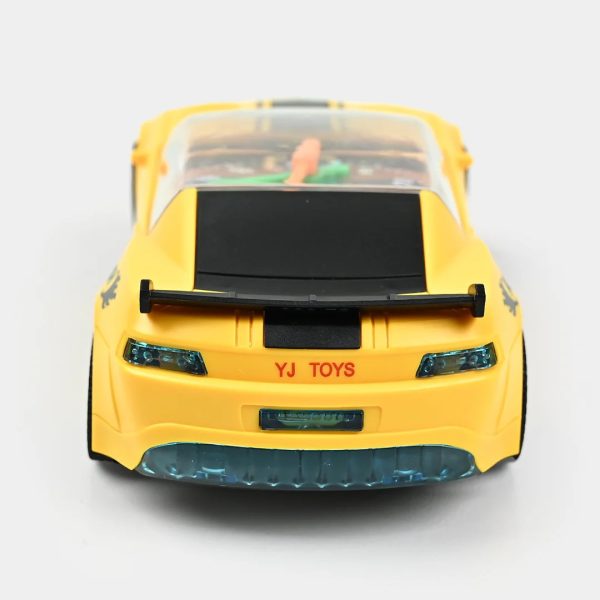 Speed Clock Car | Electric Car With Light & Music For Kids